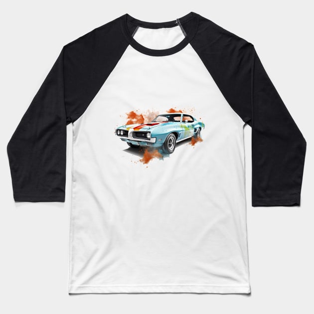 Pontiac GTO Baseball T-Shirt by Urban Archeology Shop Gallery